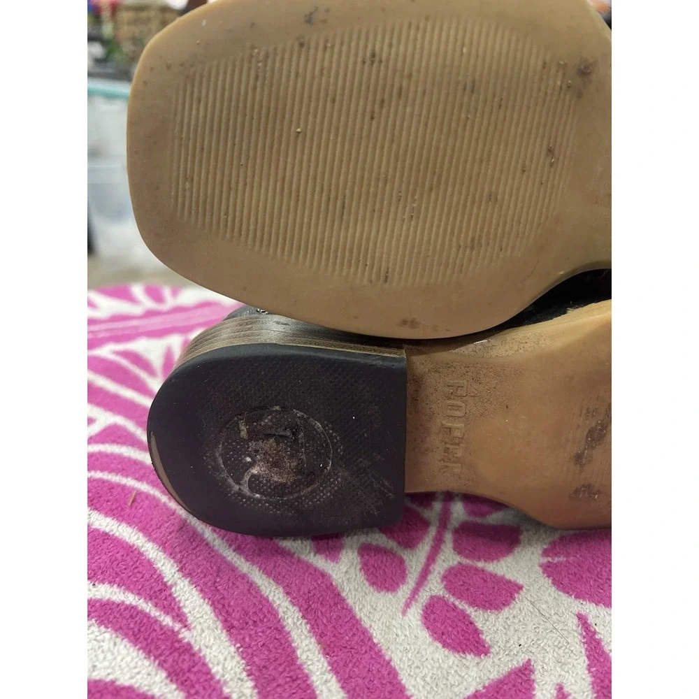 Roper Western Boots Little Kid 11 Ostrich‎ Faux Child Black 09-018-1900-0050 BL